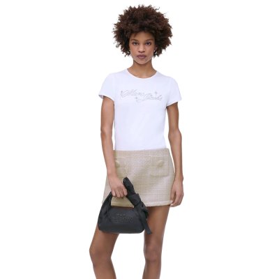 THE BOW NYLON MINI SACK BAG